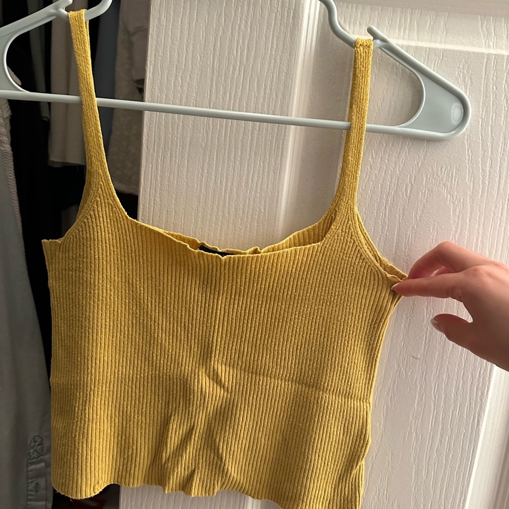 Brandy Melville Mustard Shirt